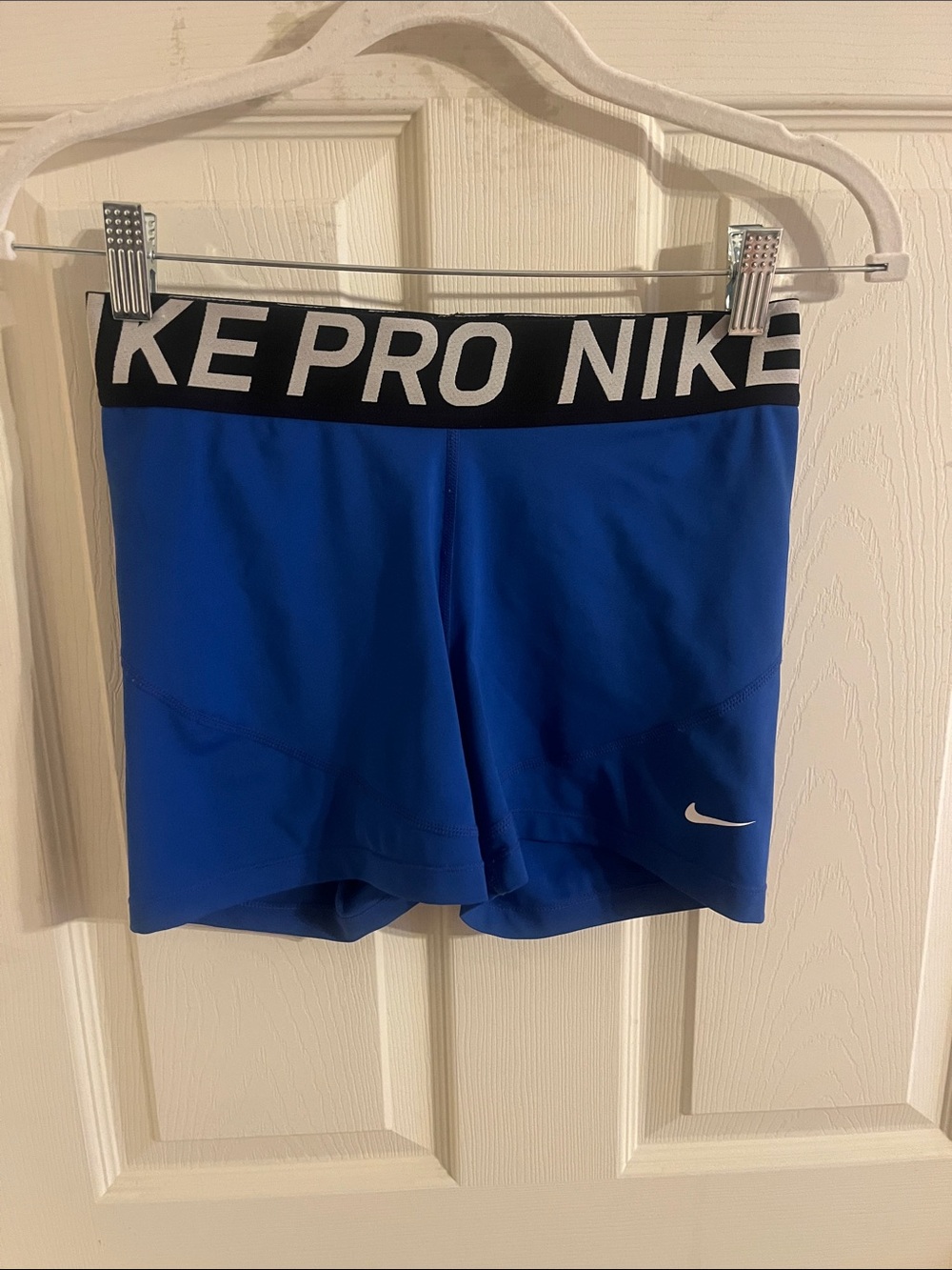 Nike Pro Women's Blue Compression Shorts